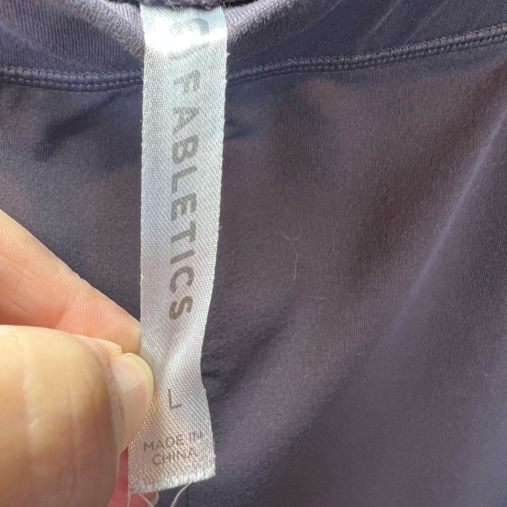 Fabletics Womens Lightweight Jogger Pants Purple Pull On Athleisure Lounge Large - Picture 7 of 9